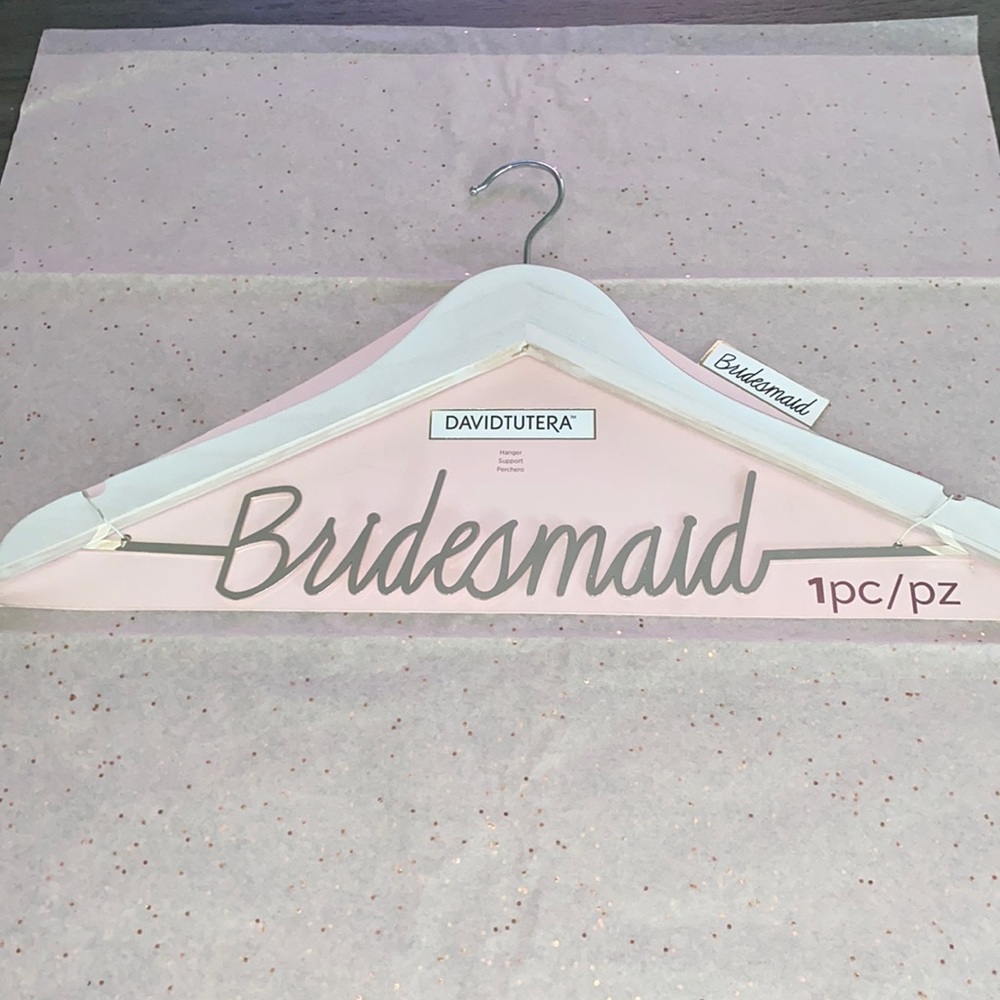 Bridesmaid dress hanger